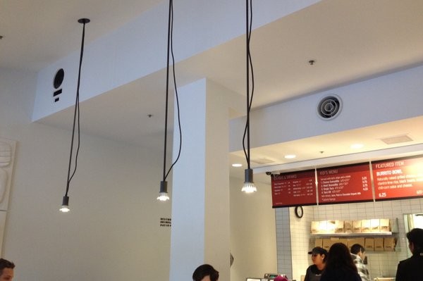 LED Lights at Local Chipotle Restaurant